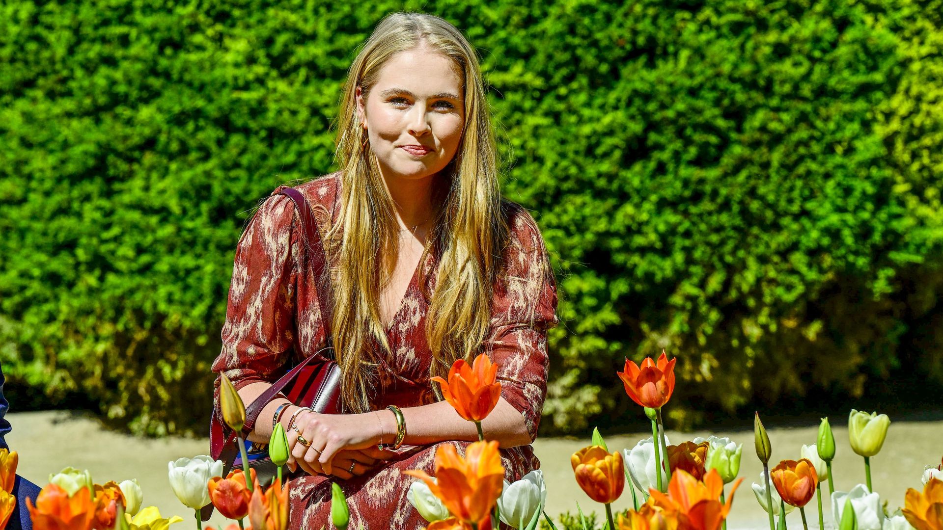 Entramos en el jardín de tulipanes de la princesa Amalia de Holanda en Madrid 