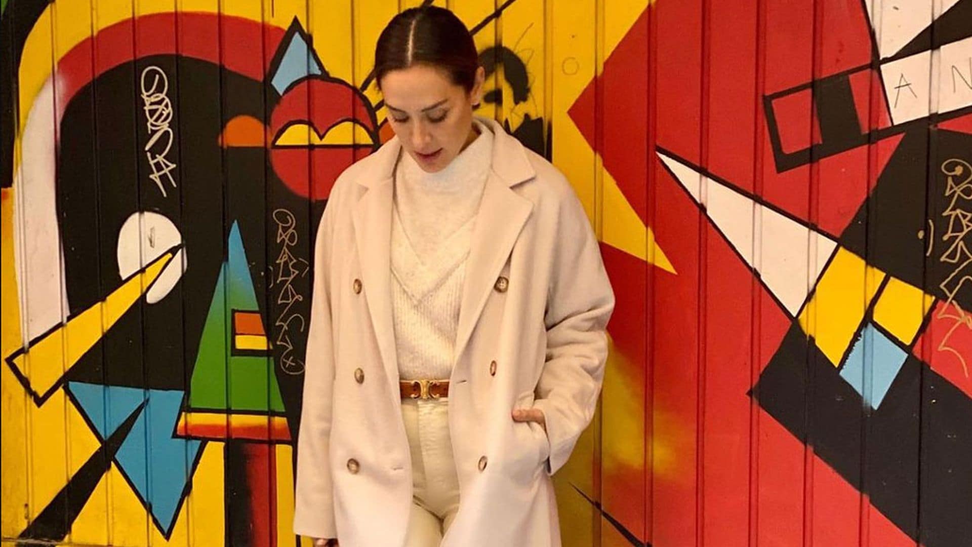 El 'total look' blanco de Tamara Falcó en su paseo más especial por Madrid