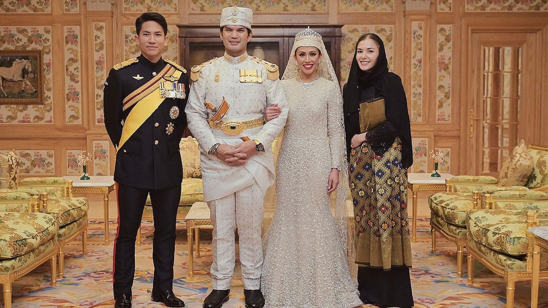 La hija del sultán de Brunei, la princesa Azemah, se casa en una espectacular boda de nueve días