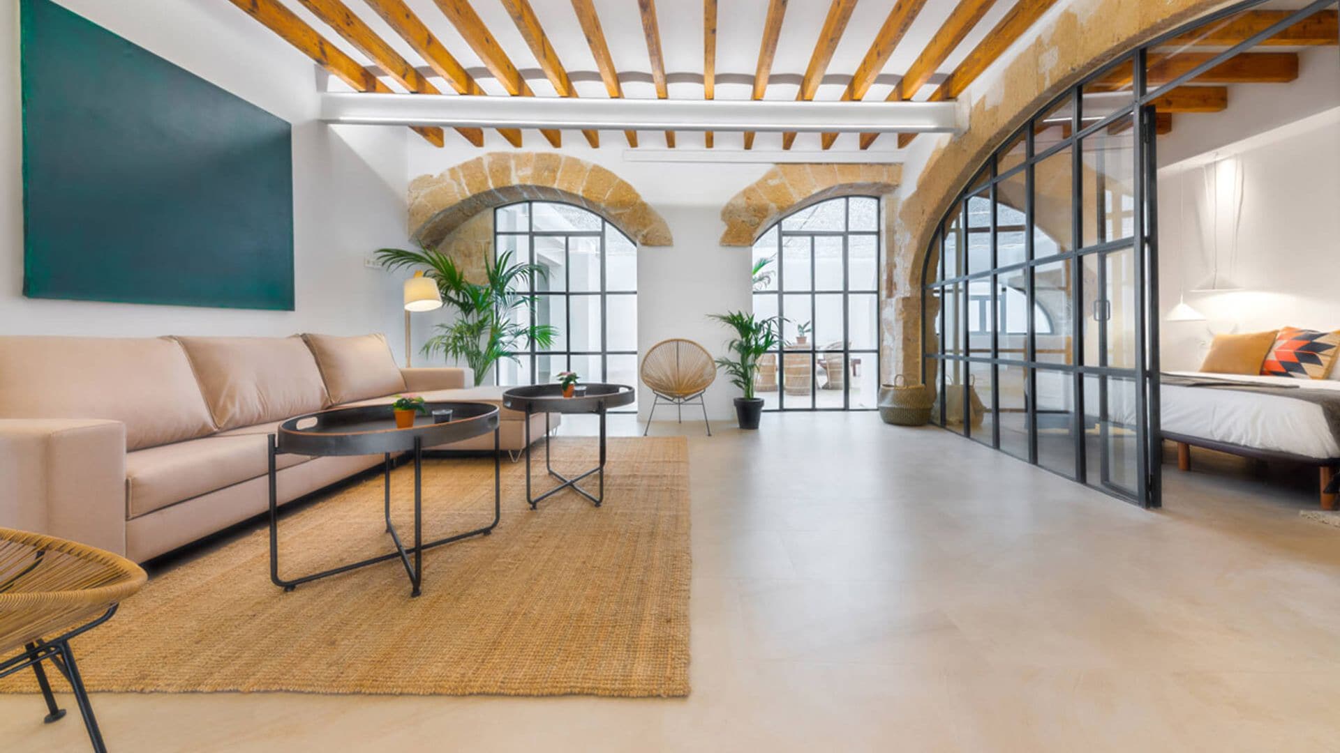 Una antigua herrería en Palma de Mallorca convertida en este espectacular 'loft'