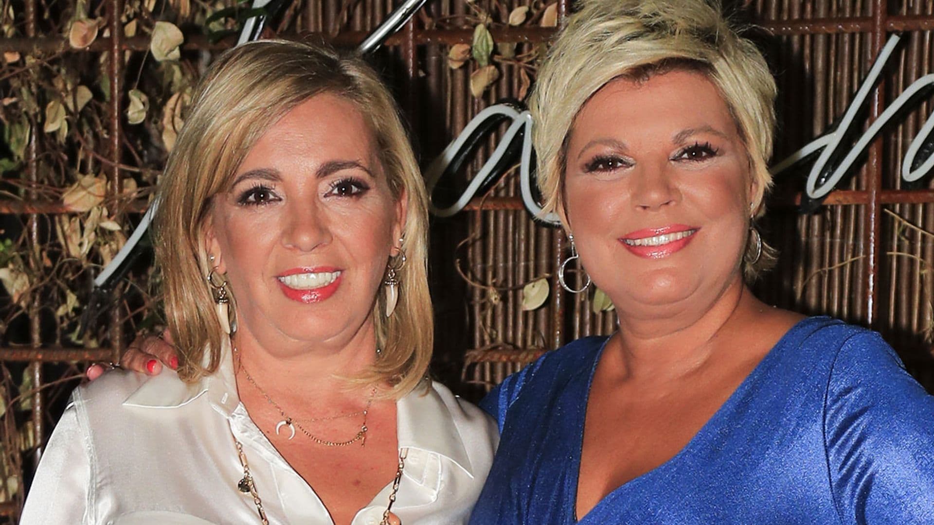 Terelu Campos admite que la relación con su hermana Carmen no está en su mejor momento