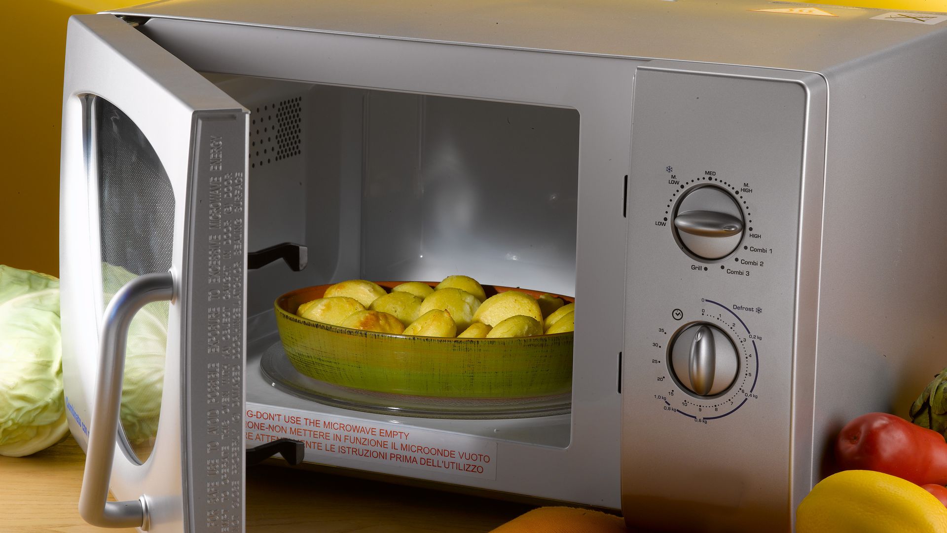 Patatas en el microondas