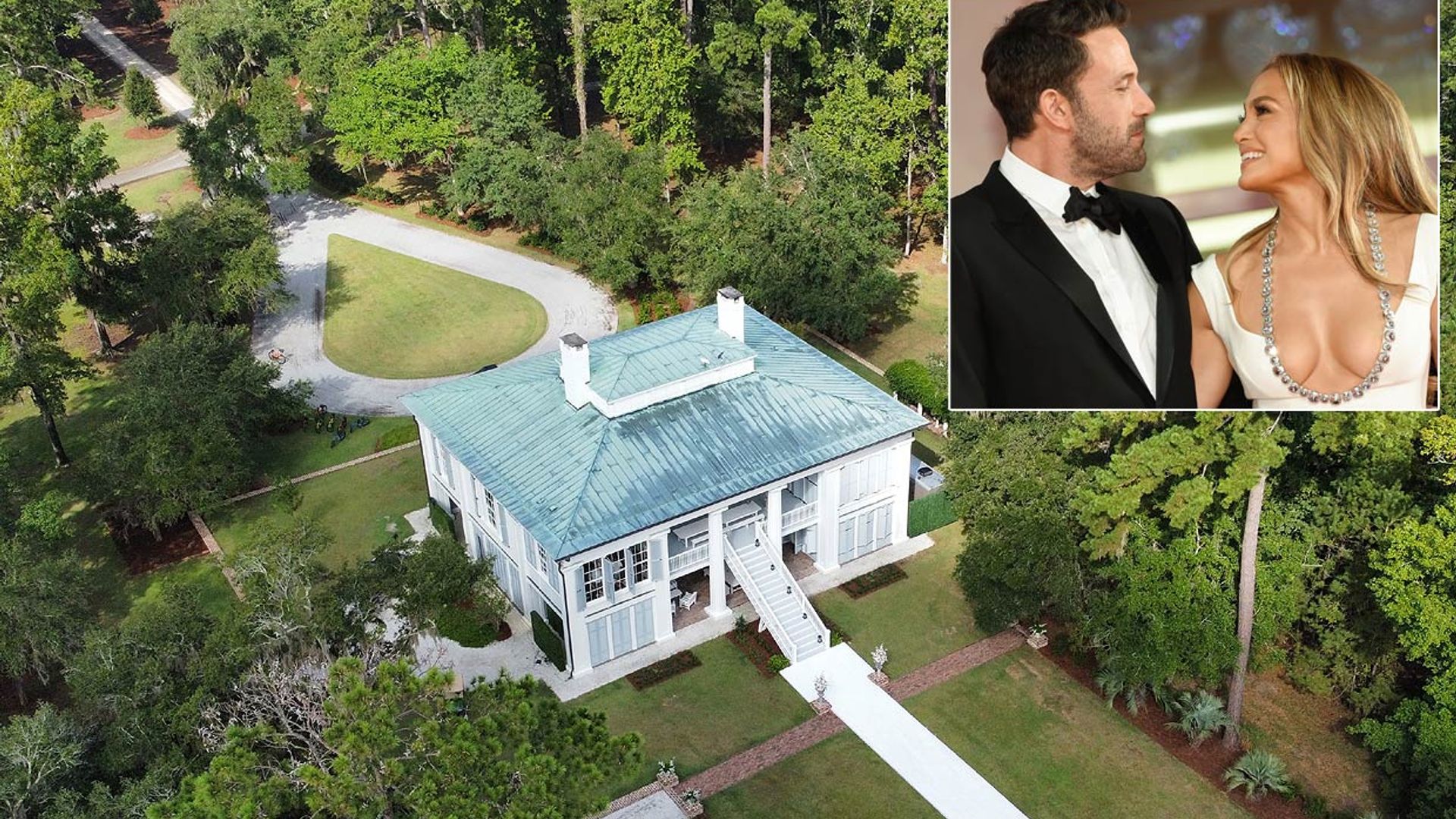 Comienzan los preparativos para la boda de Ben Affleck y Jennifer Lopez en Georgia