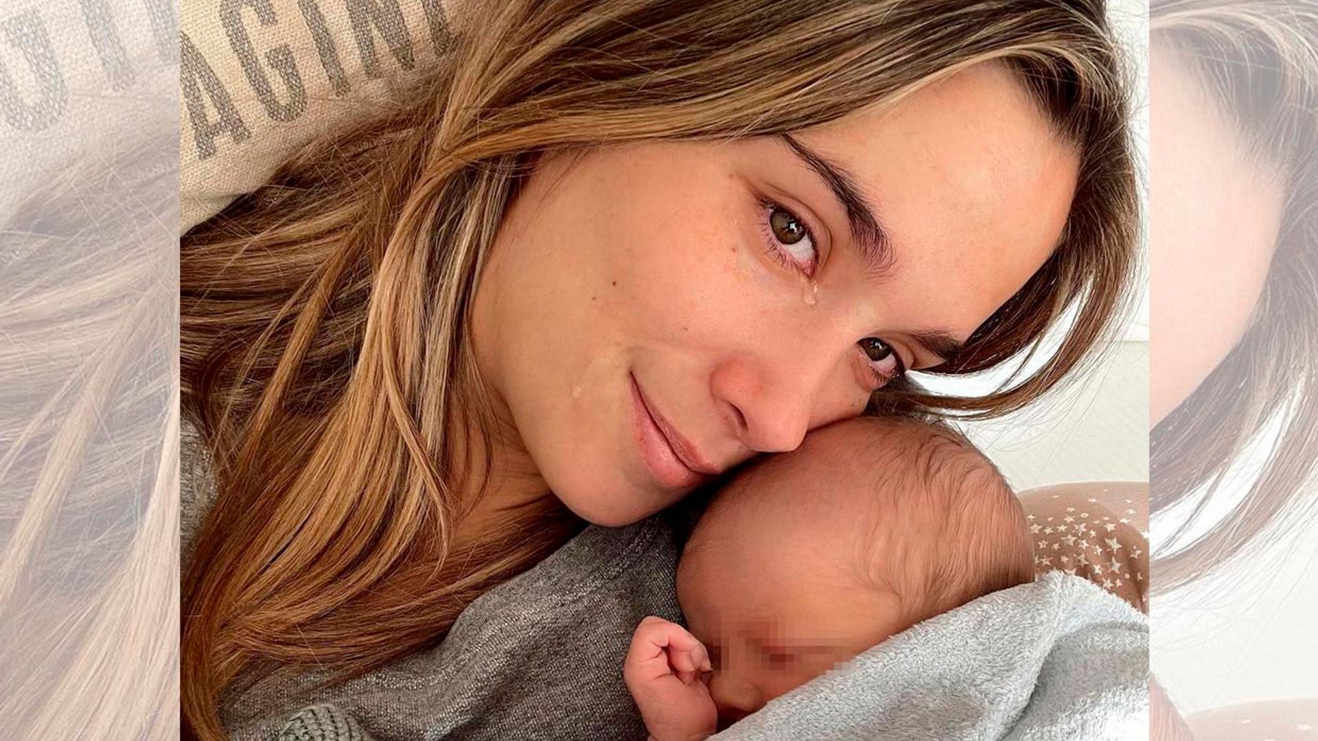 El tierno baile de María Pombo con Martín a sus diez días de vida