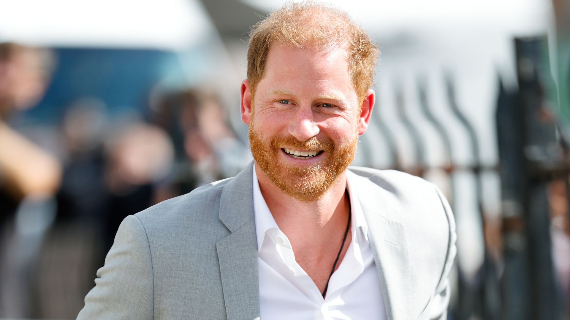 El príncipe Harry durante su visita al Reino Unido este septiembre de 2025.