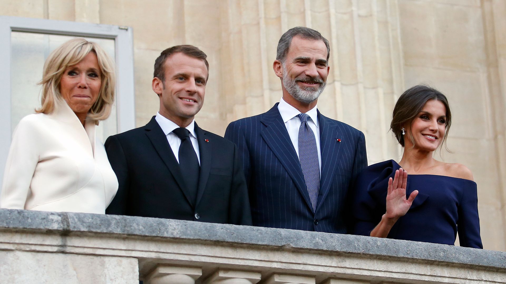 Felipe VI y Doña Letizia recibirán al presidente y la primera dama de Francia