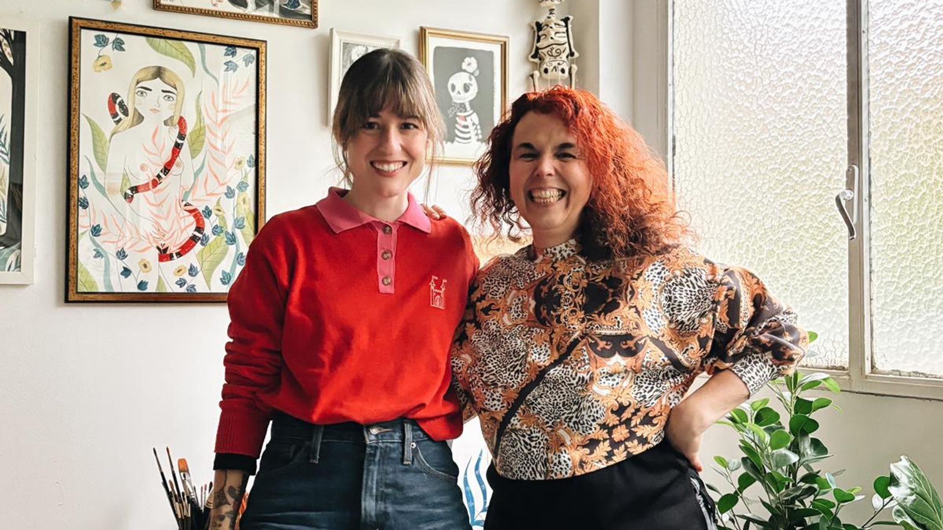 María Hesse y Silvia Nanclares