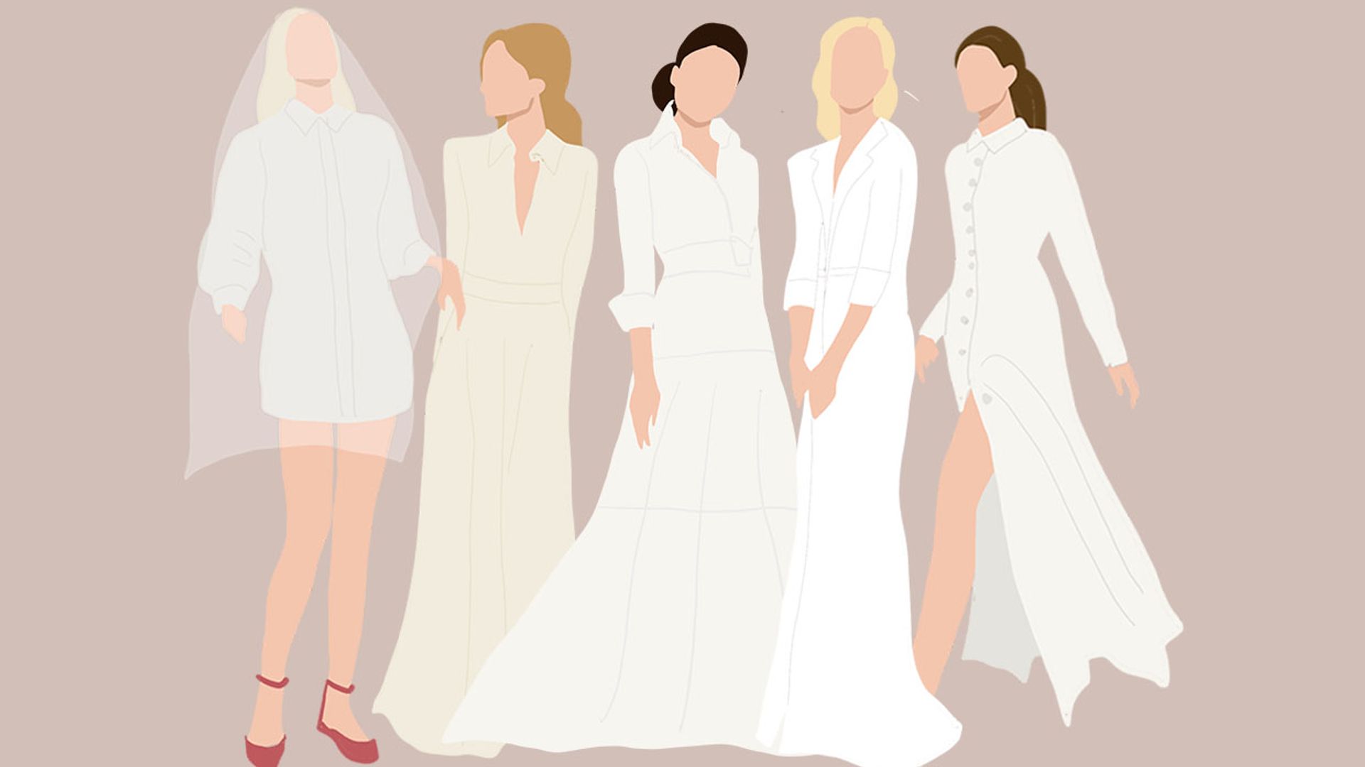 Descubre todos los estilos de vestidos camiseros ideales para una boda de primavera o verano