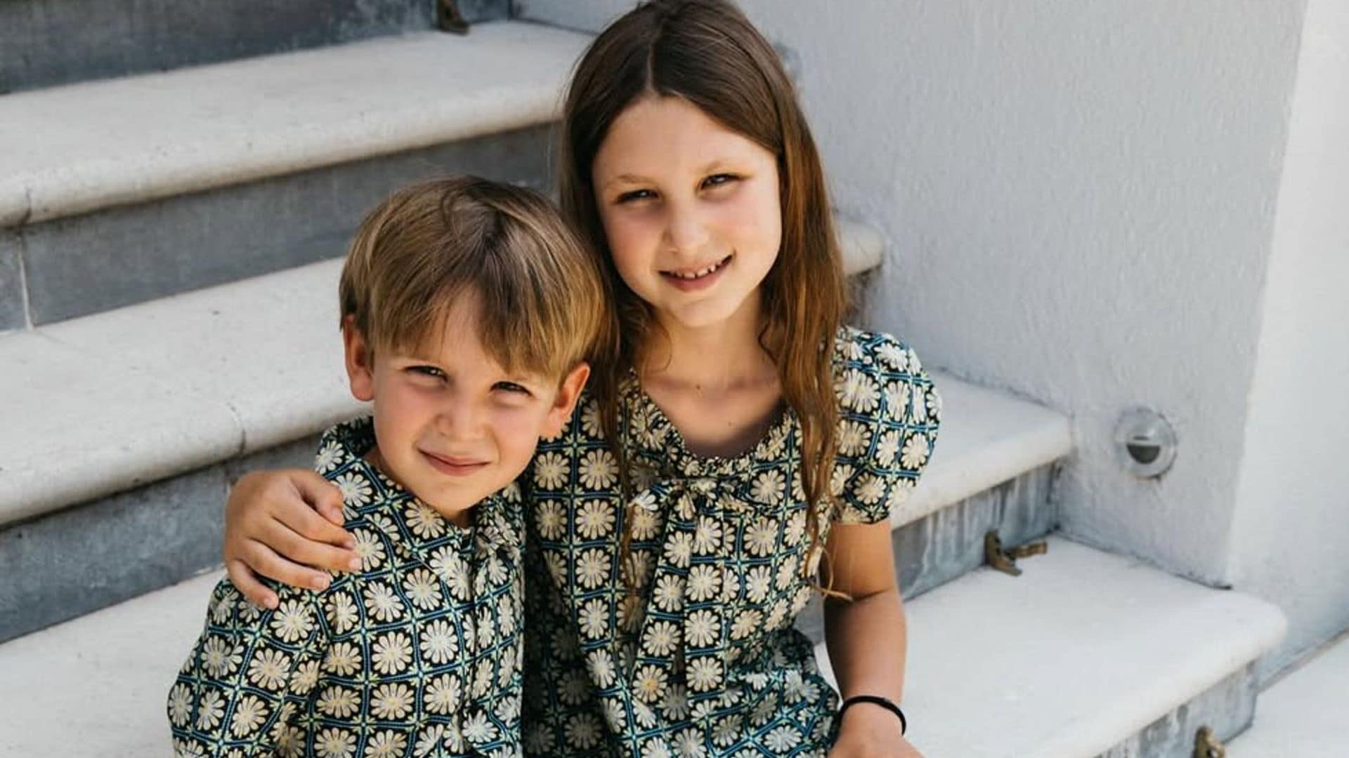 Maximilian Casiraghi, de 7 años, se une a su hermana India como modelo de la firma de su madre, Tatiana Santo Domingo