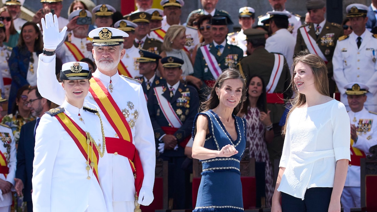 El reencuentro más esperado: la infanta Sofía regresa a la Fiesta Nacional tras cuatro años sin foto conjunta