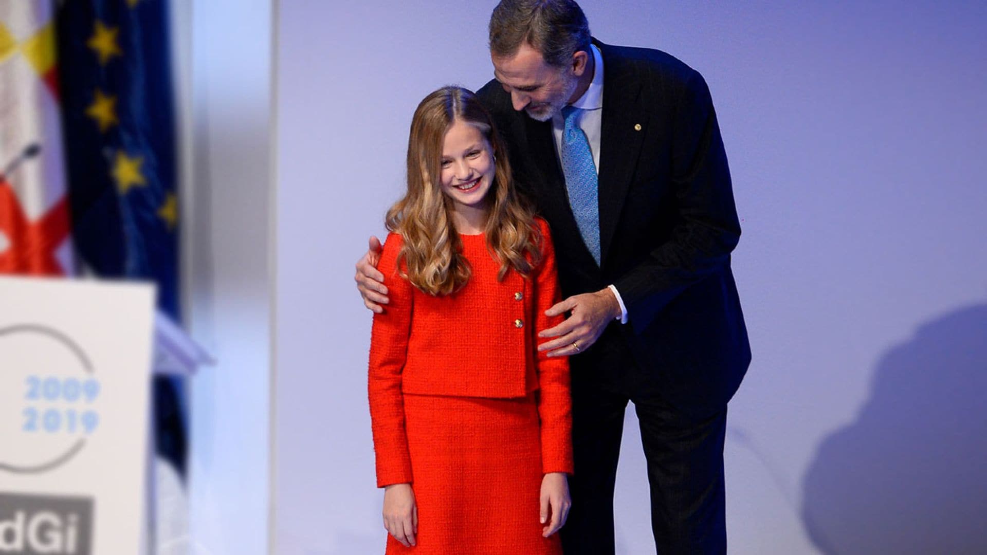 El histórico look de Leonor en su gran debut catalán hace dos años