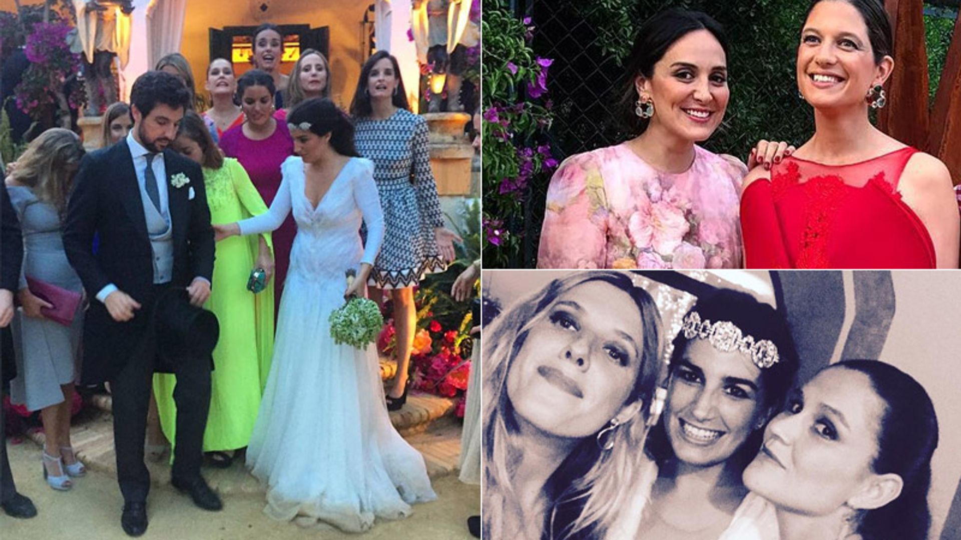 Tamara Falcó no se pierde la boda de las flores
