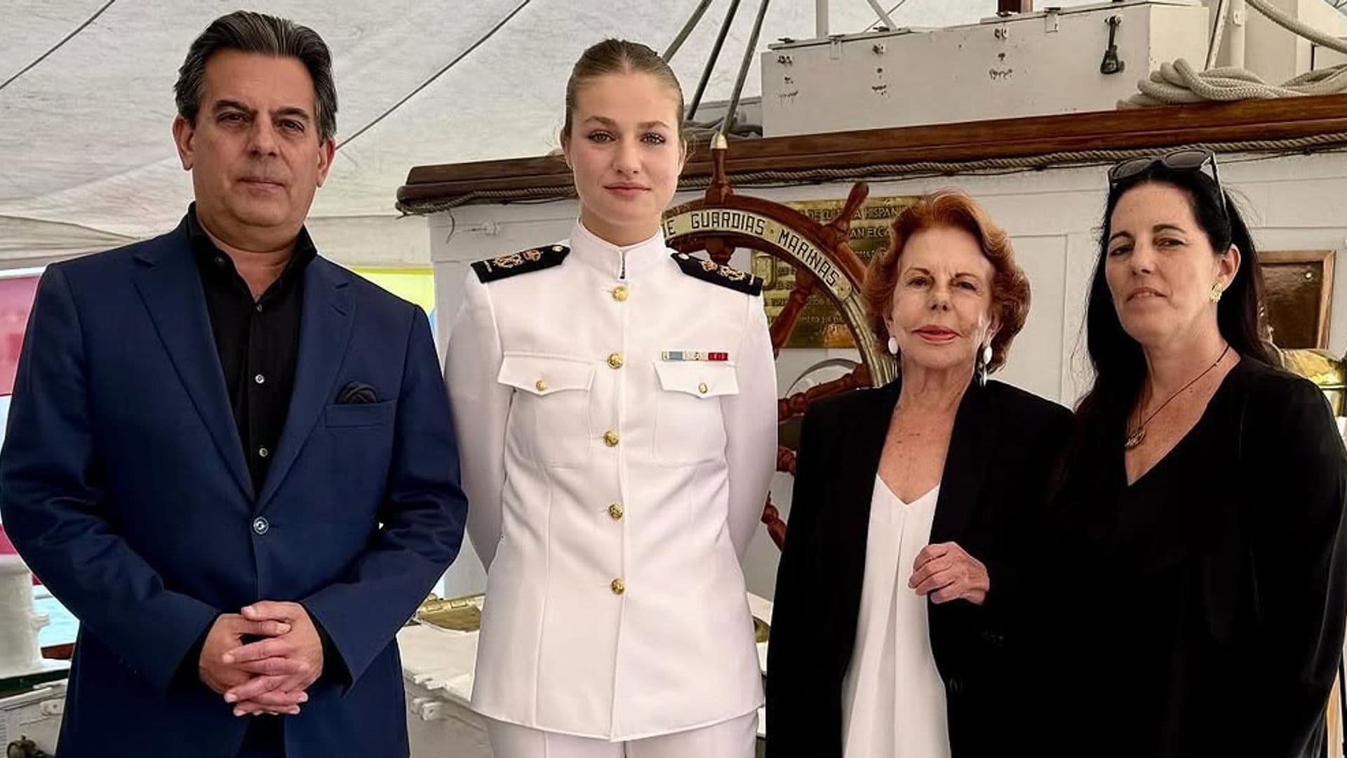 Así ha sido el encuentro de la princesa Leonor con la familia del fallecido escritor Mario Vargas Llosa en Perú