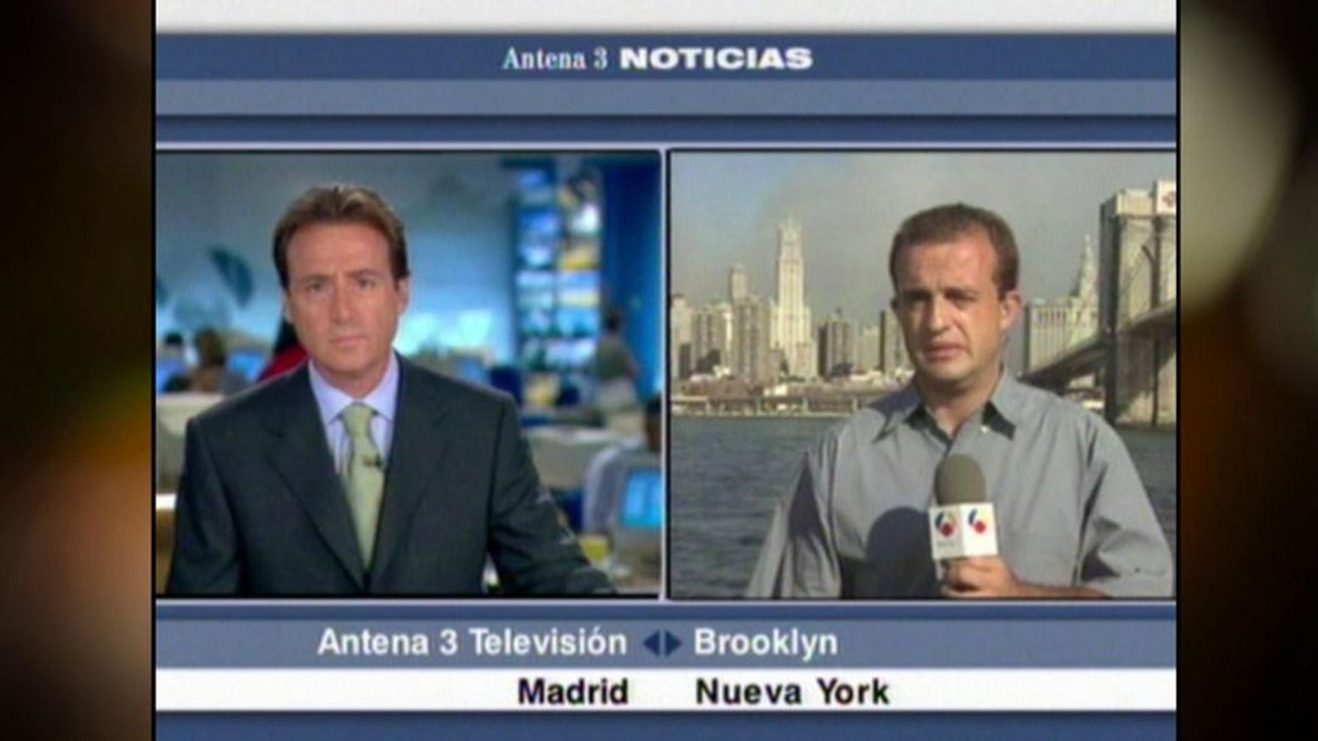 Se cumplen 25 años del 11-S: Así contó Matías Prats y Ricardo Ortega en directo en Antena 3 Noticias