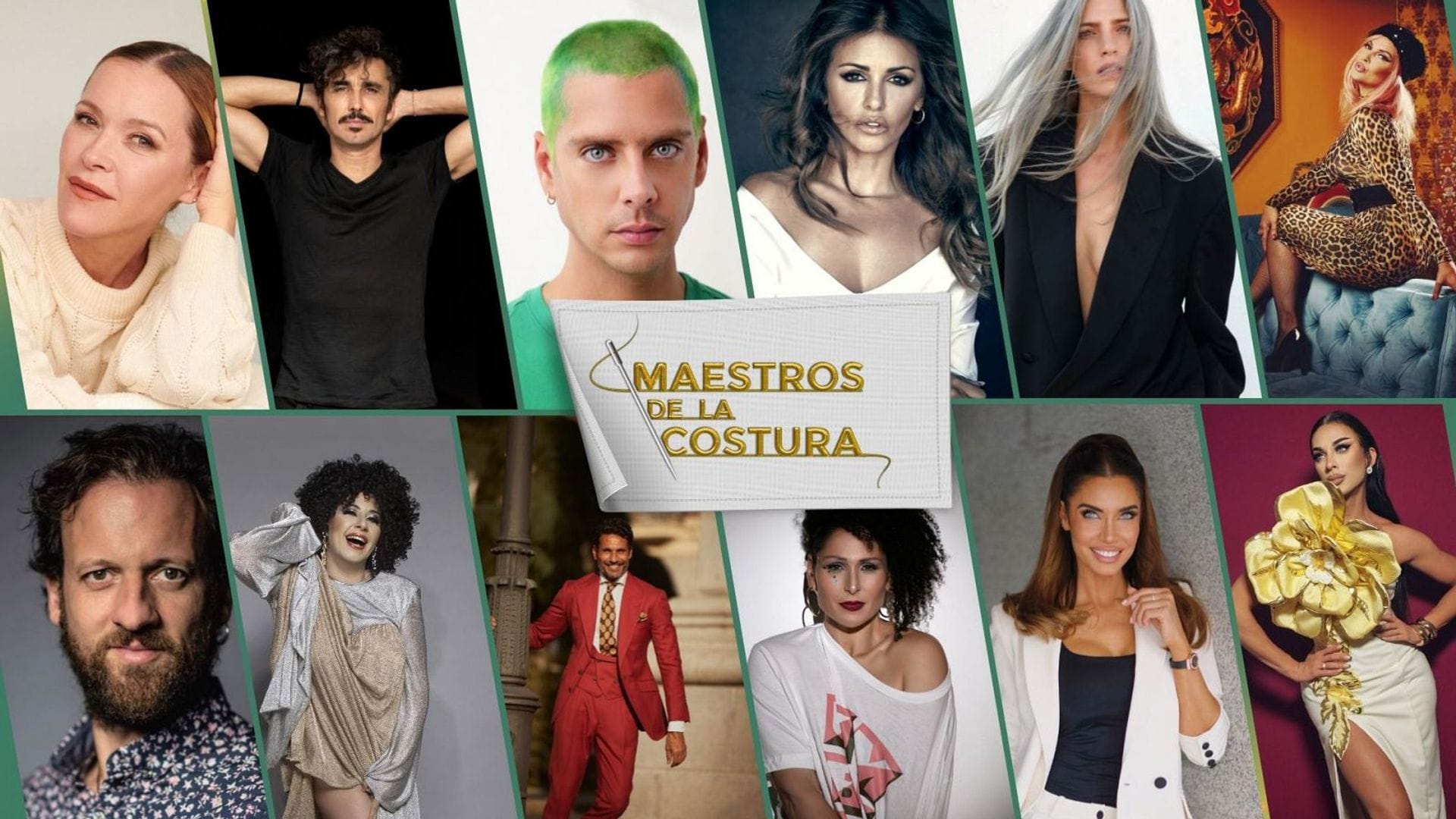 Descubre los 12 concursantes de 'Maestros de la Costura Celebrity 1': un torero, una drag y una cantante, entre otros