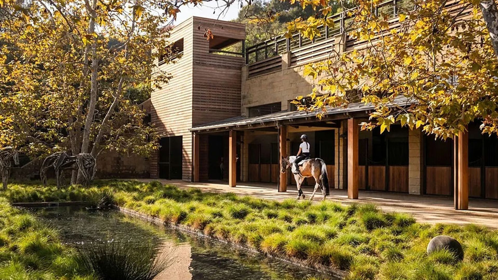 Zonas exteriores Rancho Ecuestre Steven Spielberg