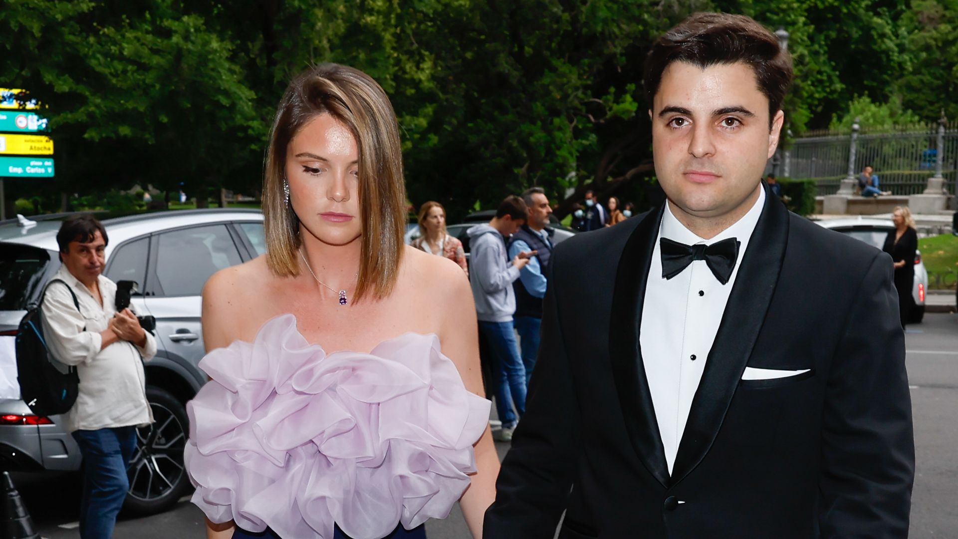 Irene Matamoros en la boda de su padre, Kiko Matamoros en Madrid en junio de 2023