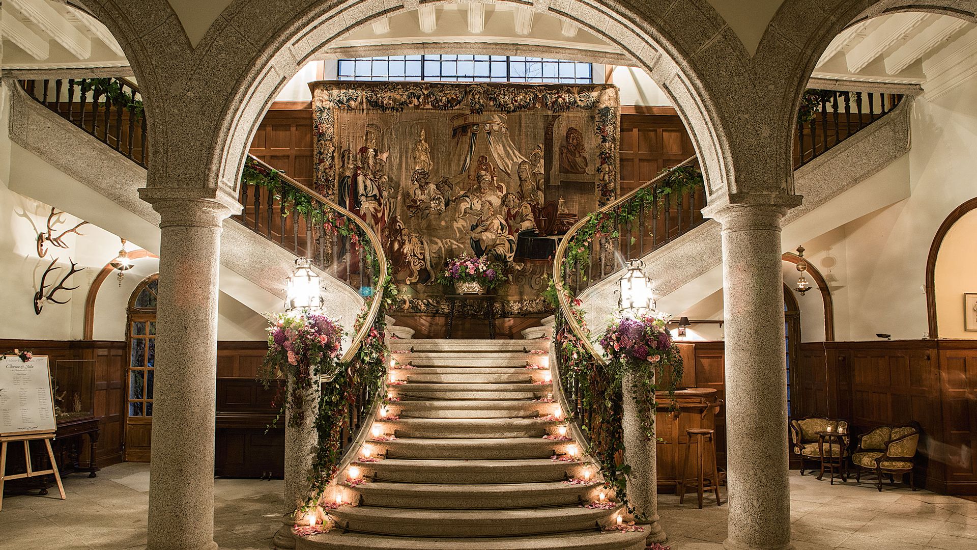 Interior del palacio de El Rincón