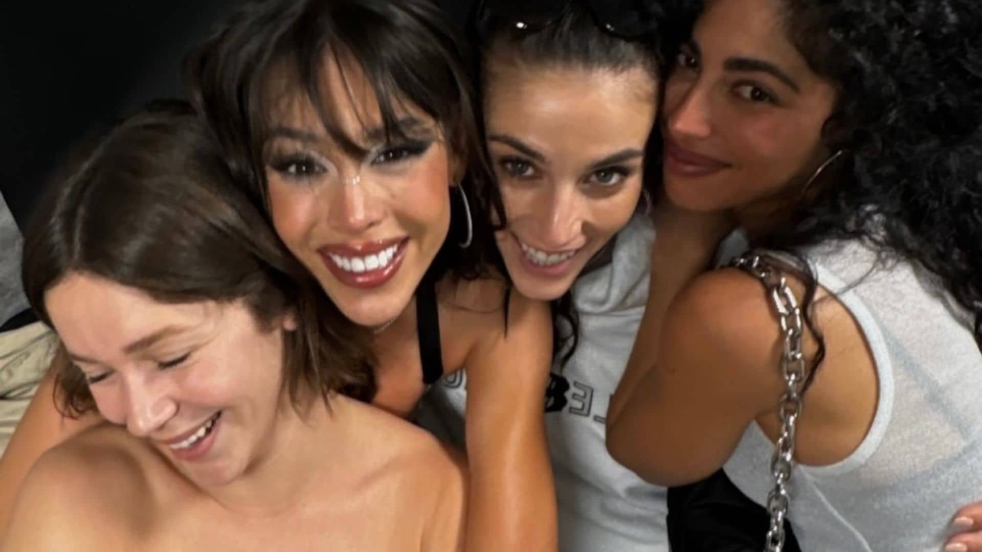 Danna celebra su cumpleaños en Madrid rodeada de sus amigas de Élite
