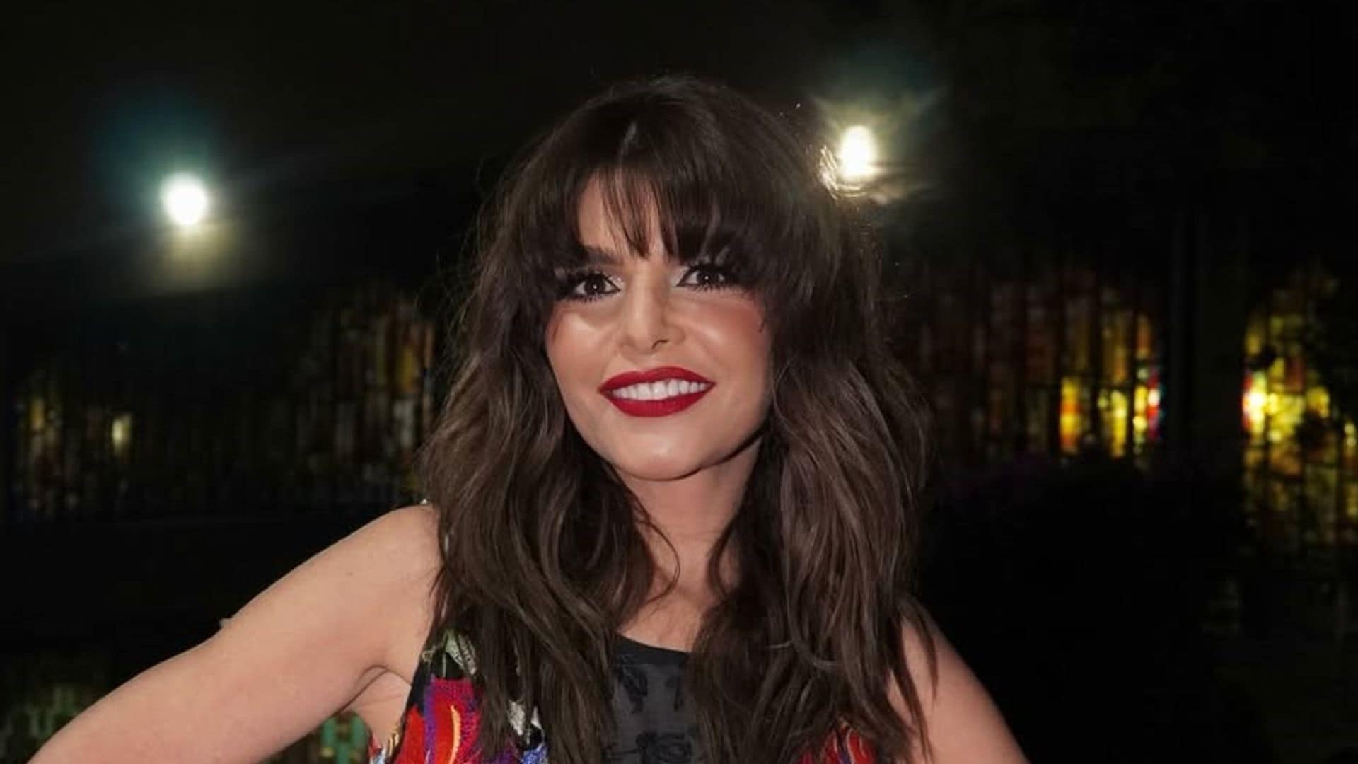 Itatí Cantoral en la Basílica de Guadalupe.