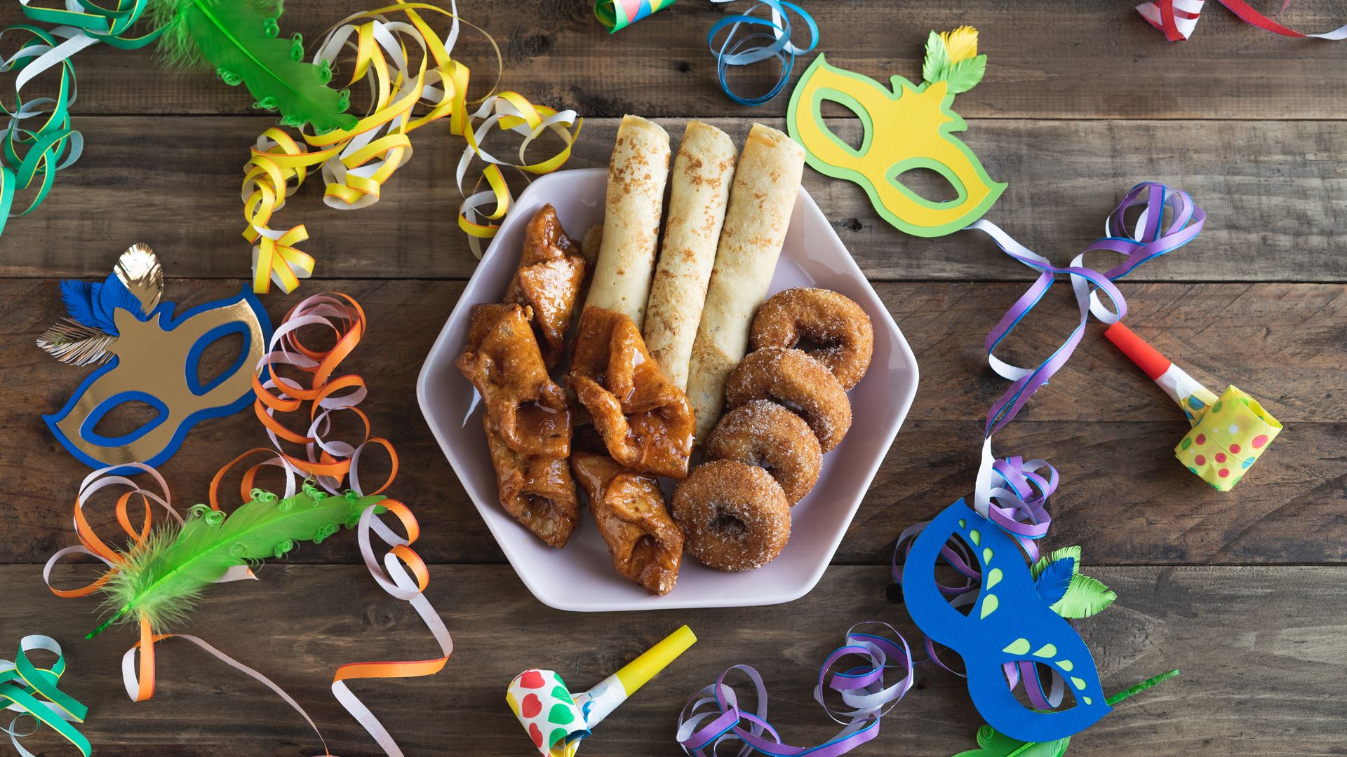 Dulces con decoración de Carnaval