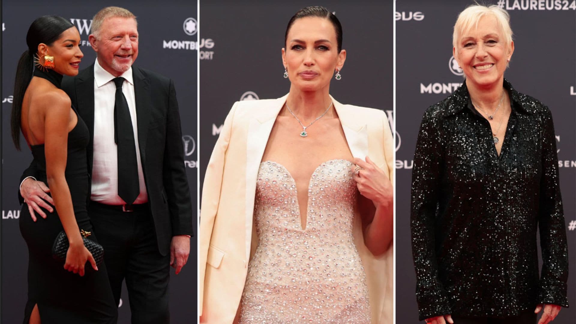 De Boris Becker a Martina Navratilova, hablamos con los invitados a los 'Laureus' en su paso por la alfombra roja