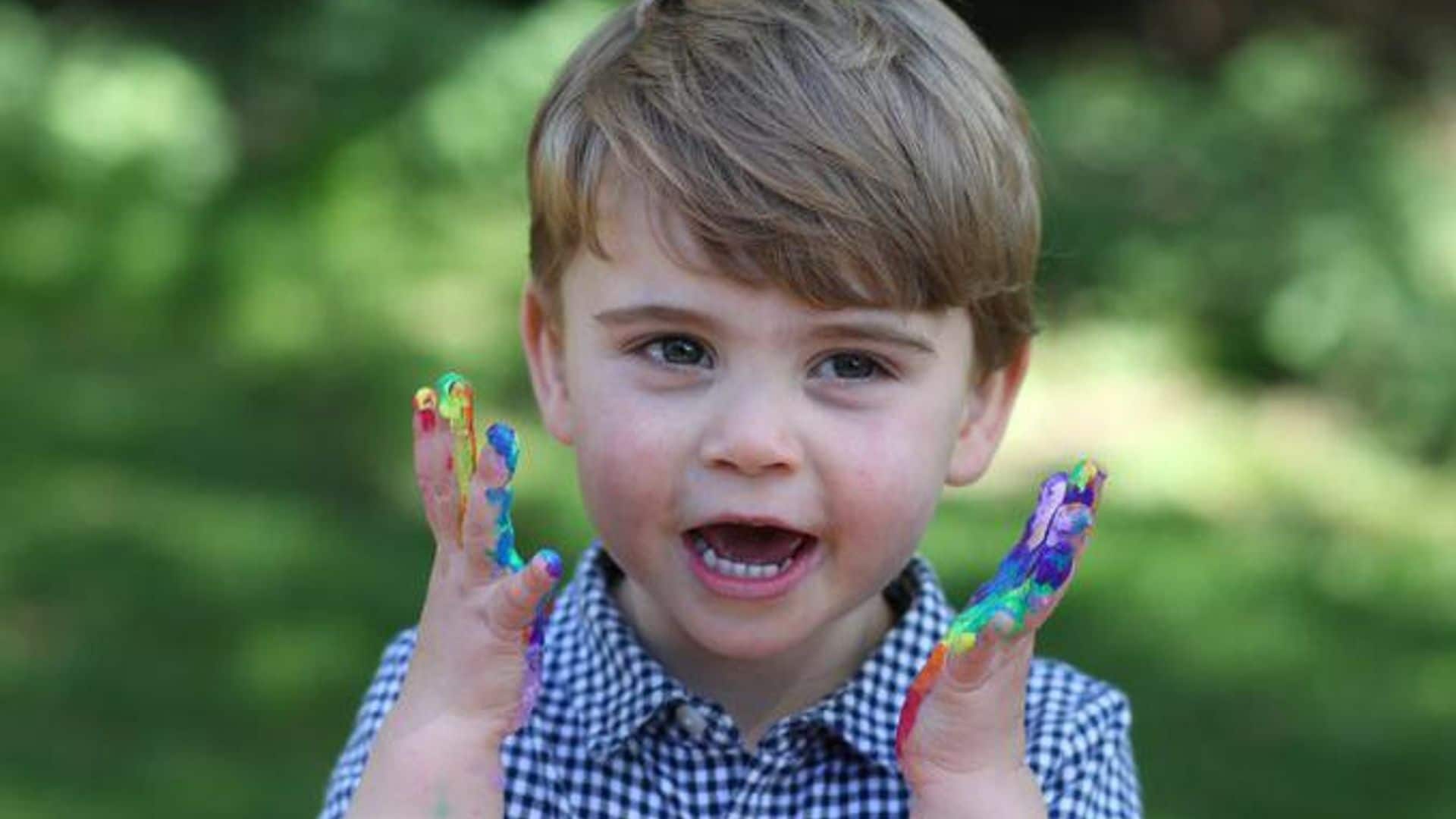 ¡Pequeño artista! La Duquesa de Cambridge celebra el segundo cumpleaños de Louis con unos tiernos retratos