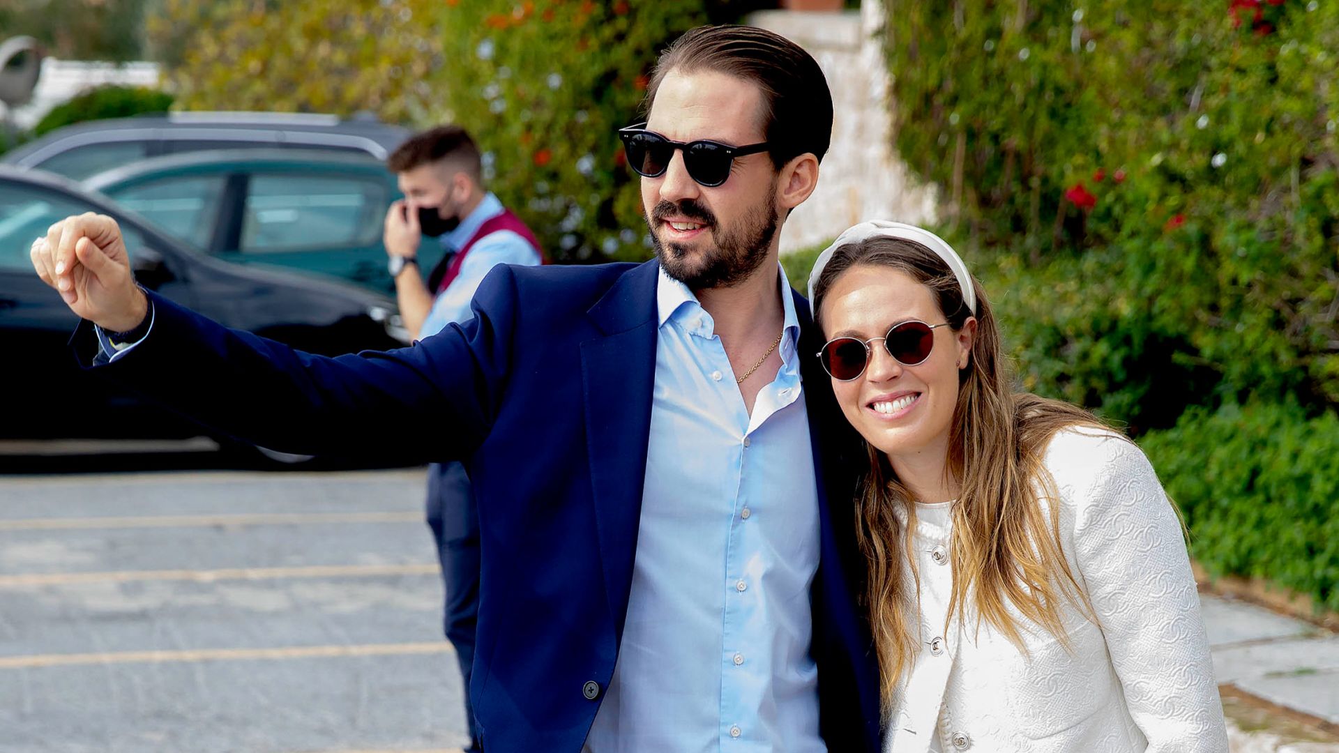 Philippos y Nina en una imagen de archivo