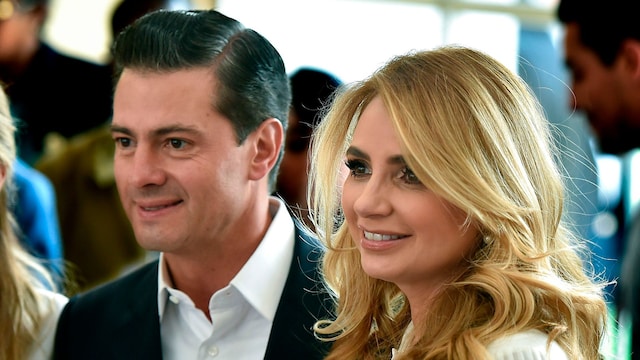 Enrique Peña Nieto y Angélica Rivera en sus días como presidente y primera dama, respectivamente.