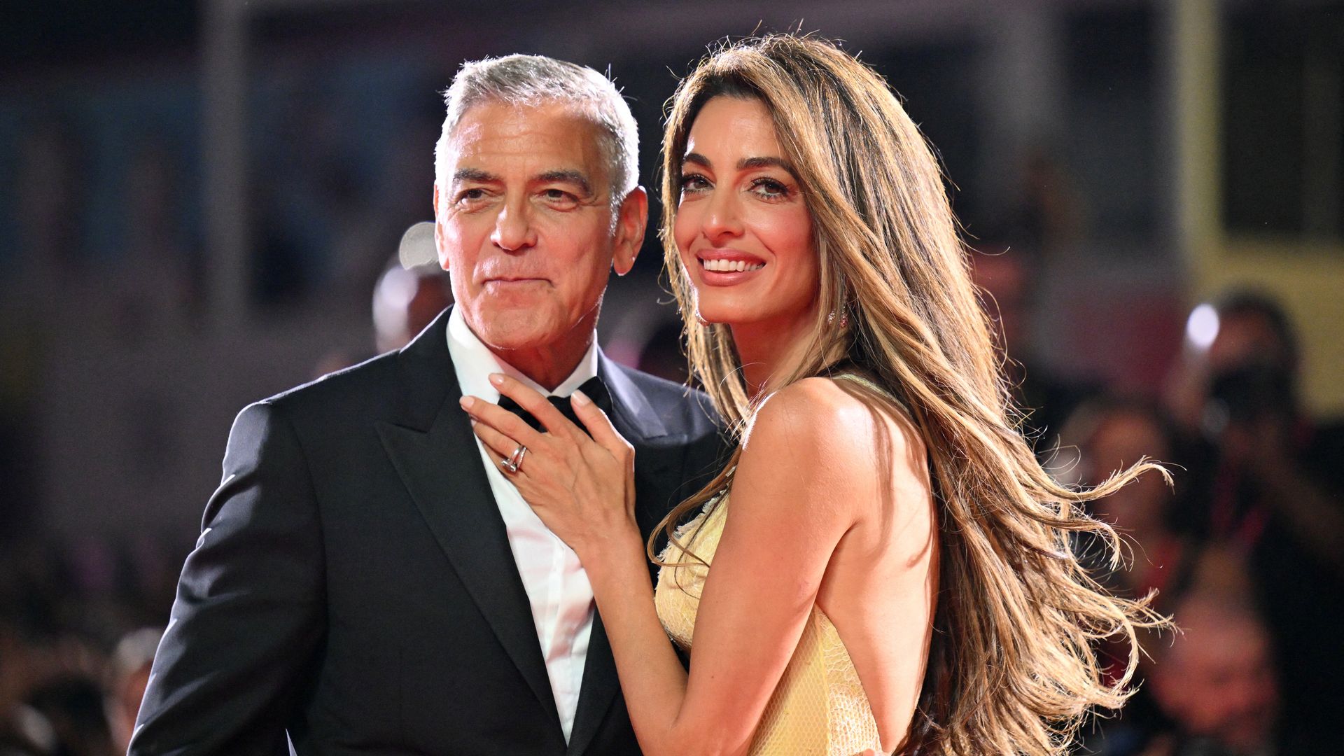 George Clooney y su mujer, Amal Clooney