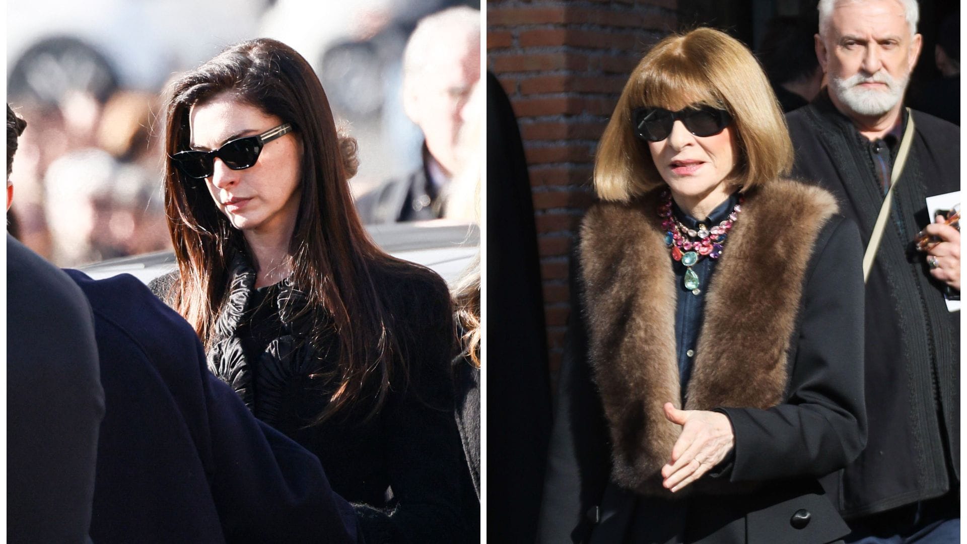 Anne Hathaway y Anna Wintour