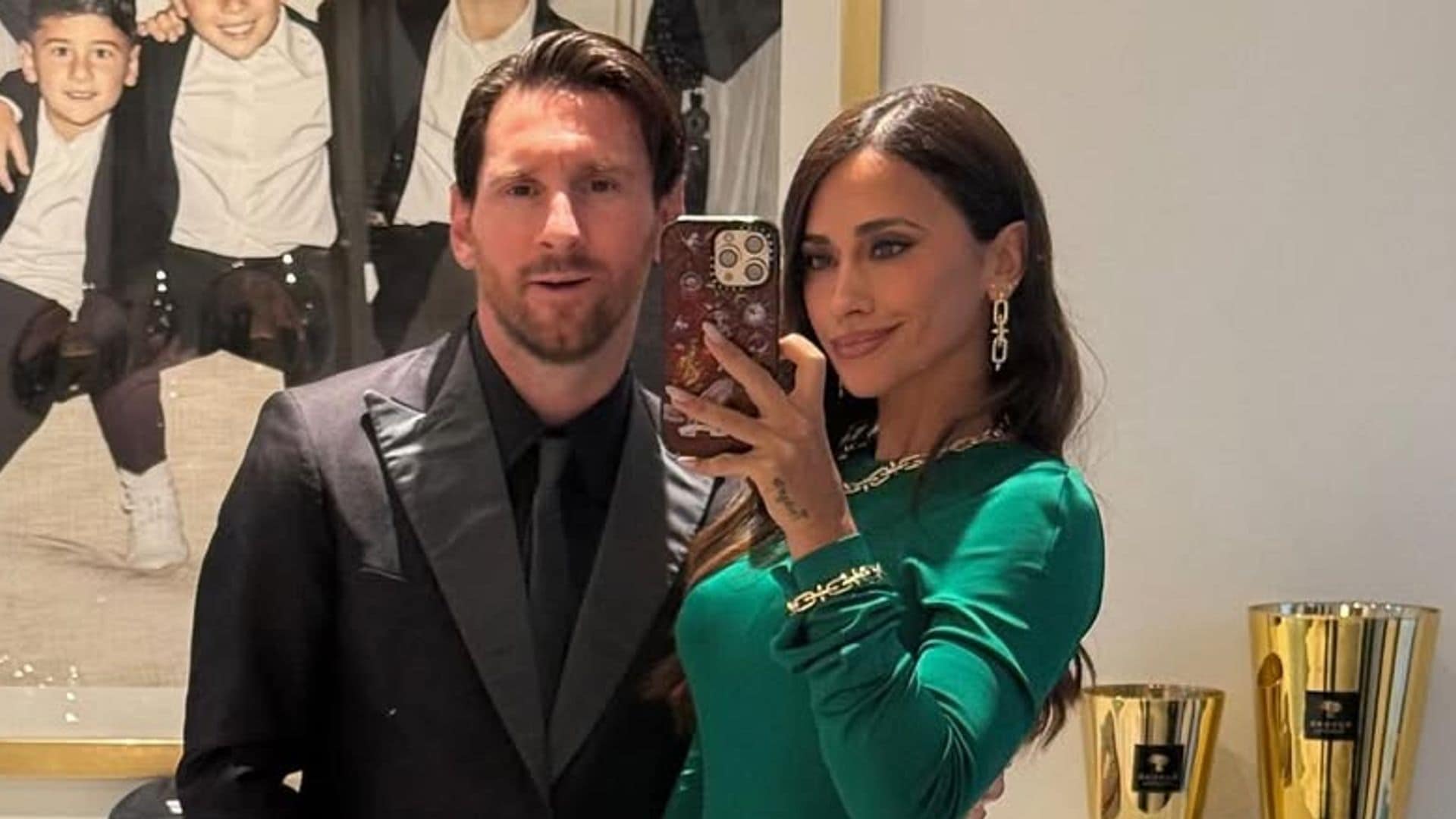 Antonela Roccuzzo y su divertido mensaje para Messi por sus 38 años: '¡Feliz cumple, viejito gruñón!'