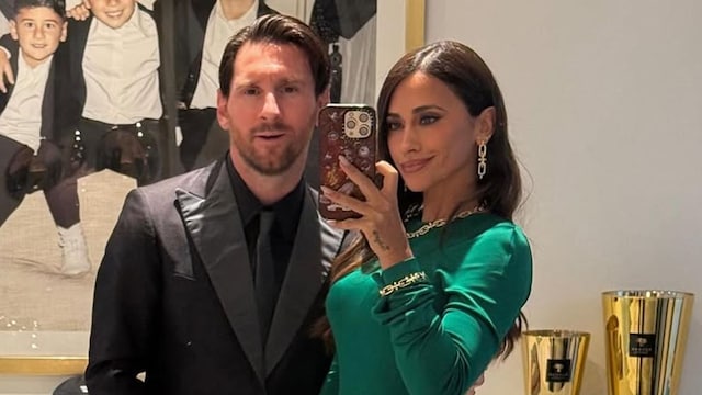 Antonela Roccuzzo y su divertido mensaje para Messi por sus 38 años: '¡Feliz cumple, viejito gruñón!'