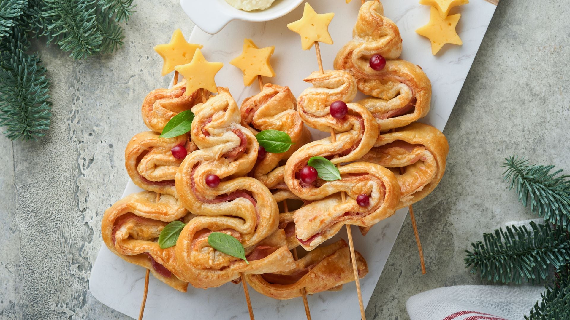 Arbolitos de hojaldre