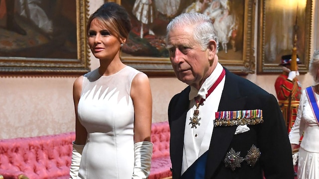 La realeza británica recibió a los Trump en viaje oficial en el 2019