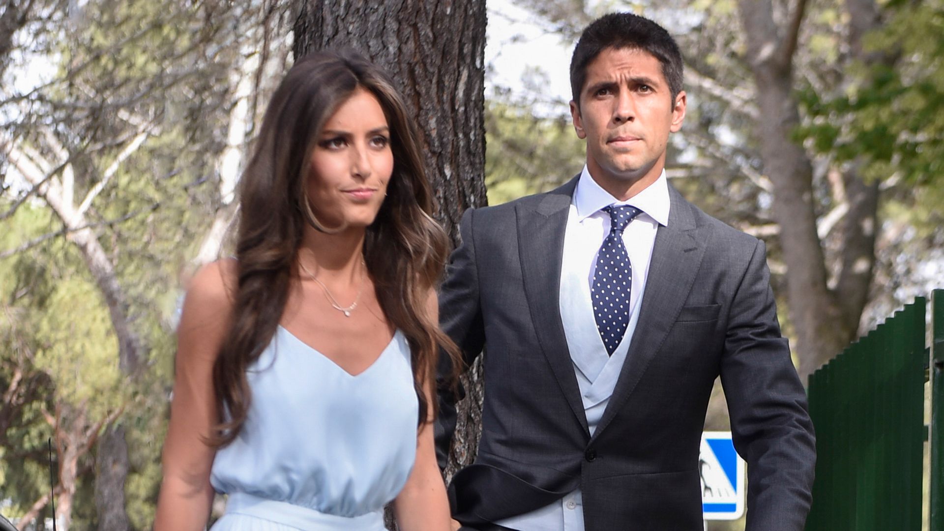 Ana Boyer en la boda de Sara Verdasco en 2016