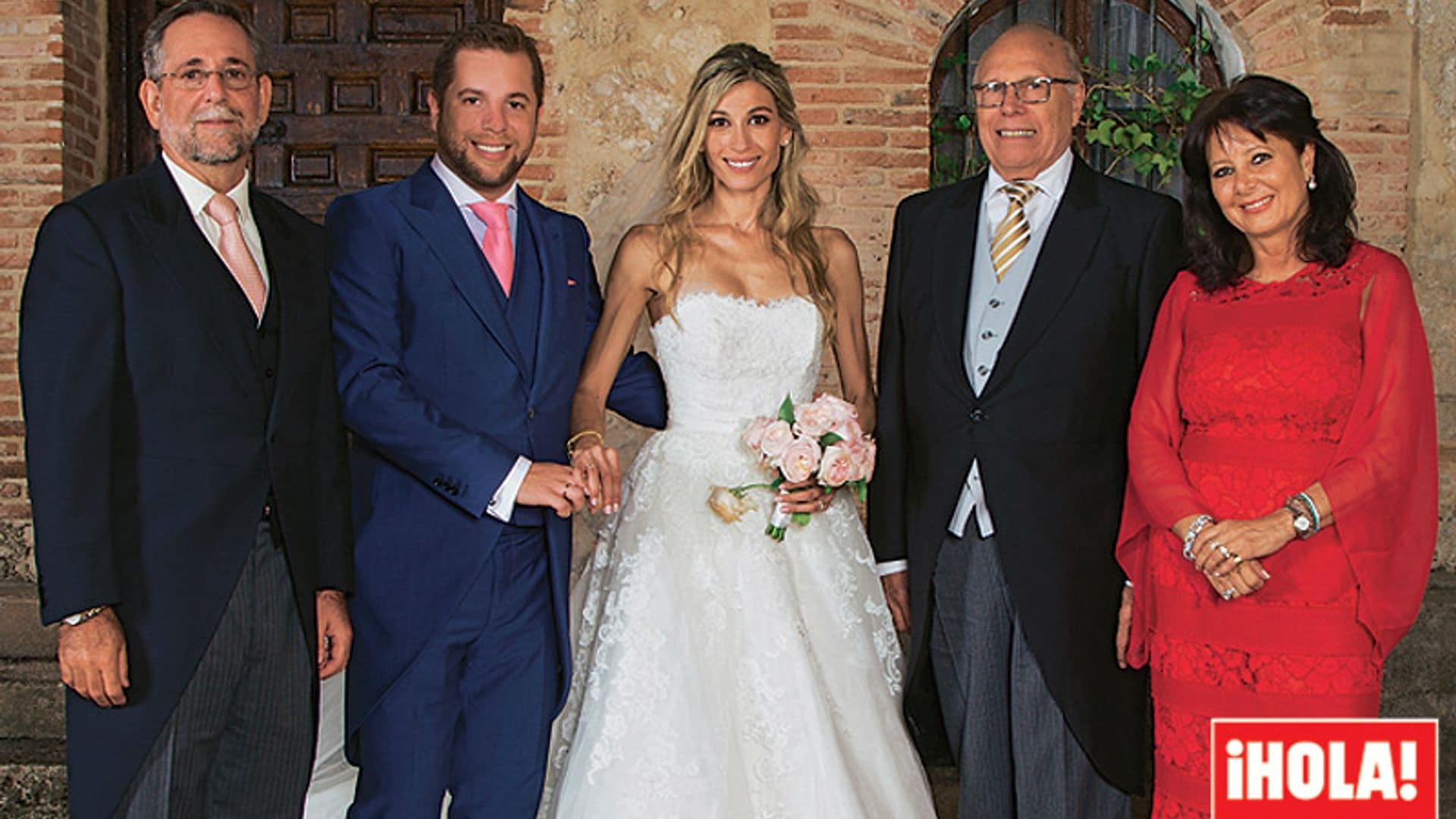 Myriam de la Sierra, hija de los marqueses de Urquijo, madrina en la boda de su hijo Alejandro