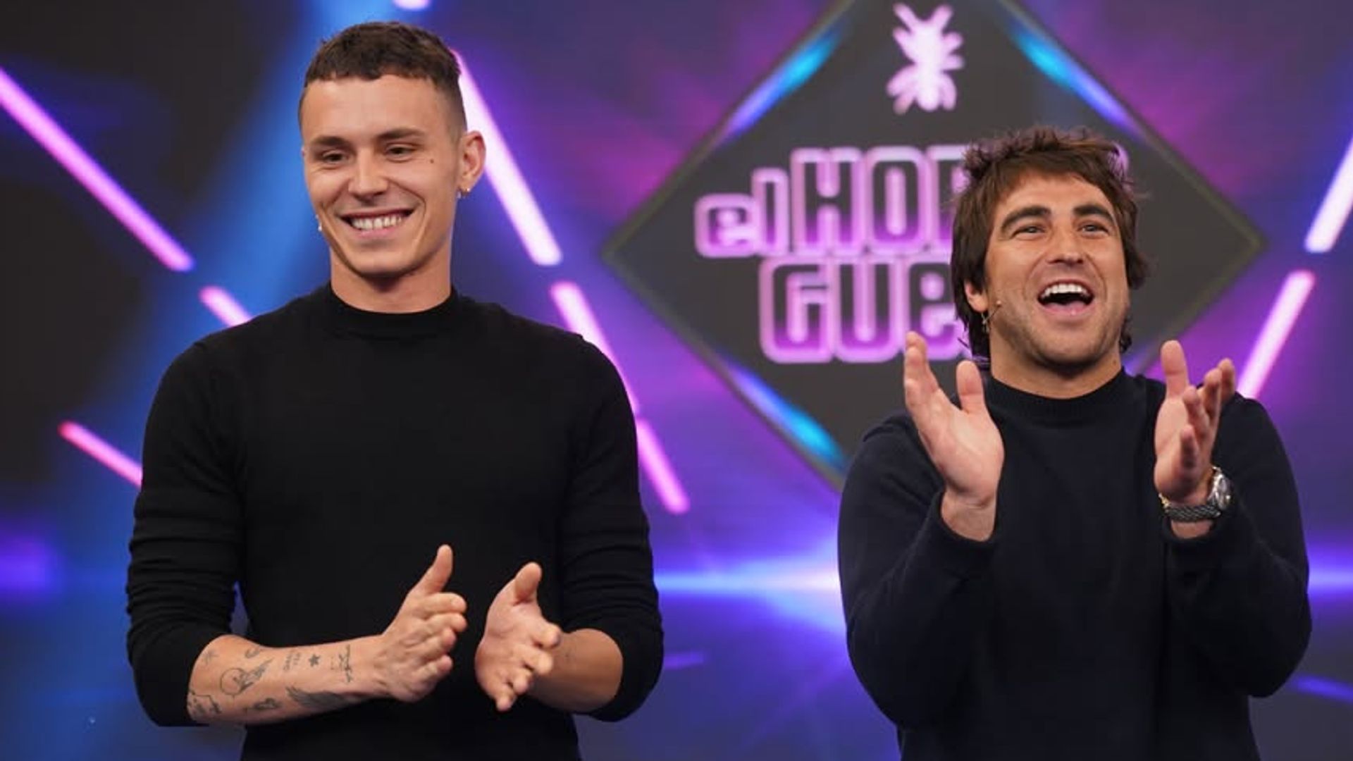 Arón Piper y Marco Cáceres en 'El Hormiguero'