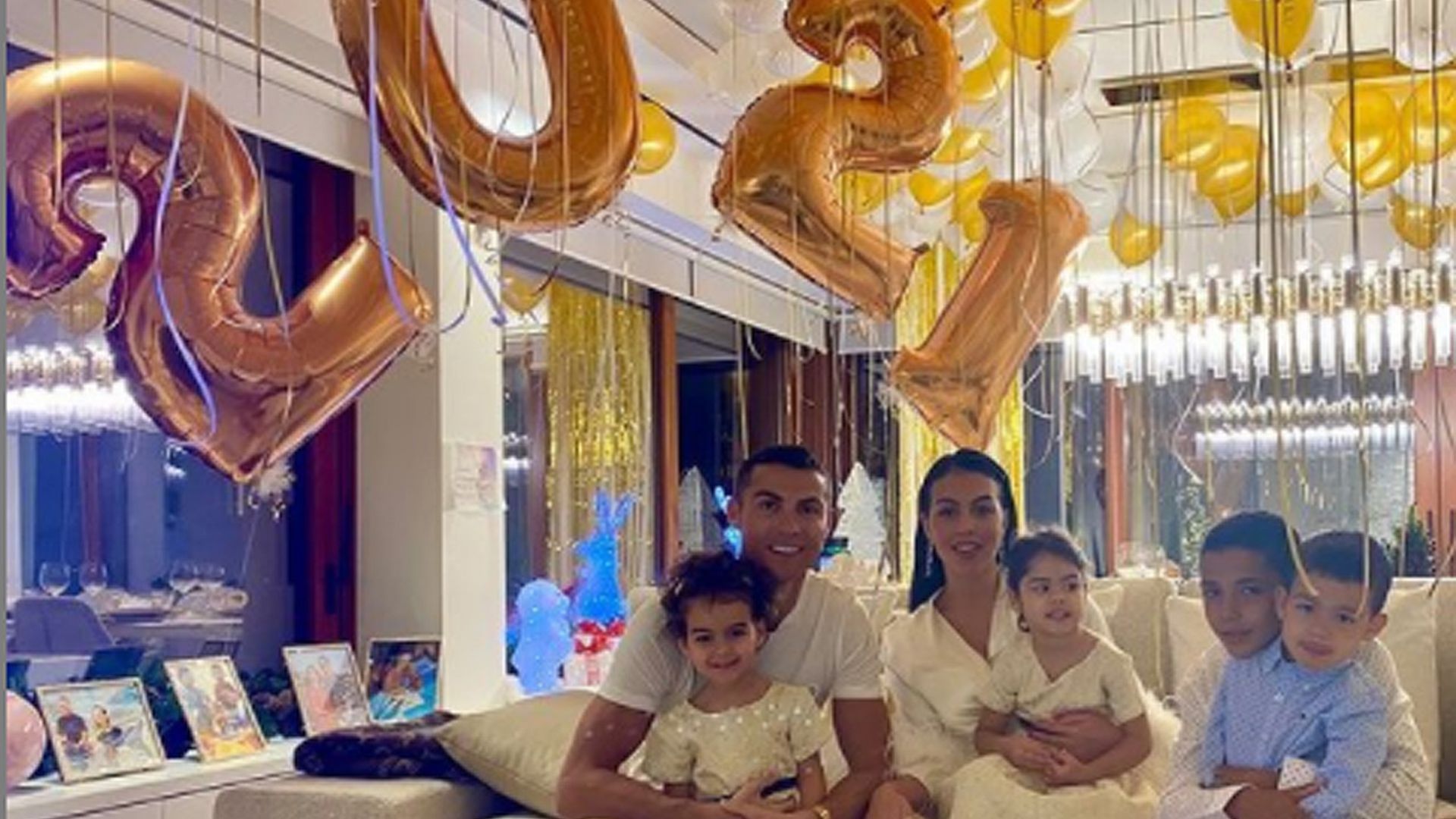 La divertida fiesta con la que Georgina Rodríguez y Cristiano Ronaldo terminaron el año