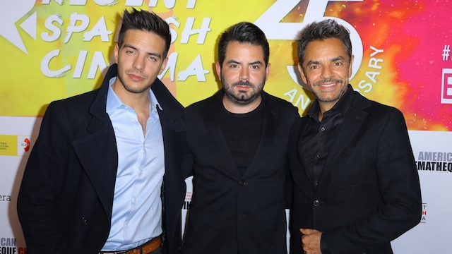 Eugenio Derbez con sus hijos, Vadhir y José Eduardo