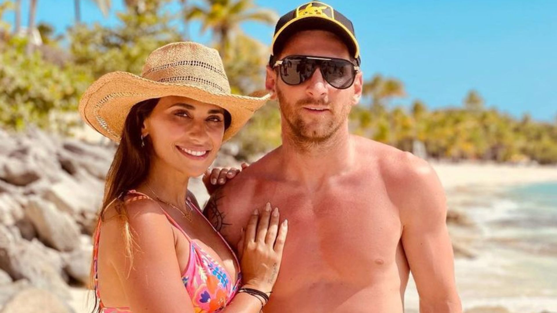 El romántico y refrescante vídeo de Leo Messi y Antonela Roccuzzo bajo el agua que está arrasando