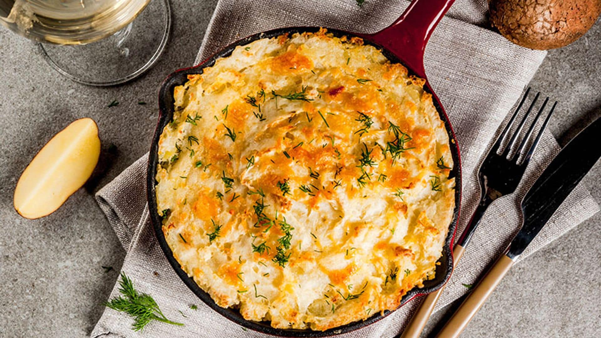 Pastel de pollo de corral