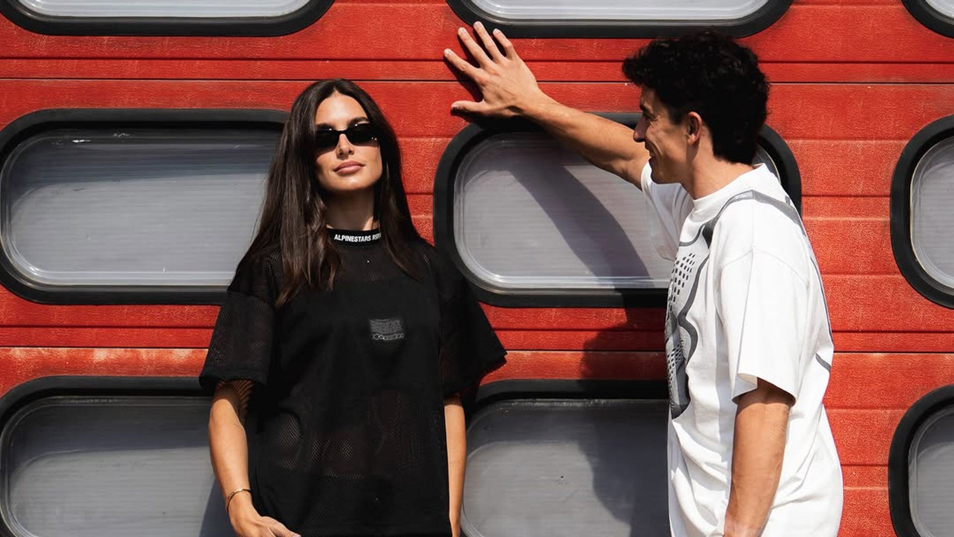 Marc Márquez y Gemma Pinto en Mugello (Italia)