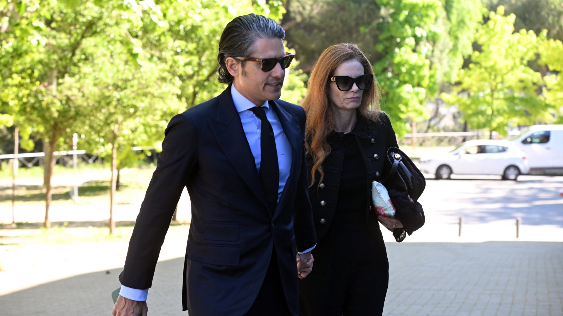 La imagen más devastadora de Olivia de Borbón en el tanatorio de su padre