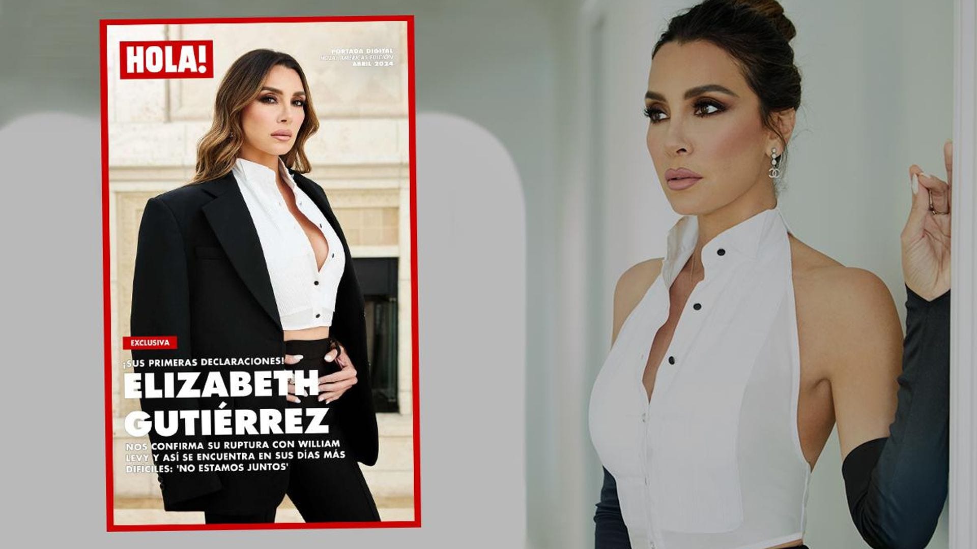Elizabeth Gutiérrez nos confirma su ruptura con William Levy en una sincera entrevista: ‘No estamos juntos’