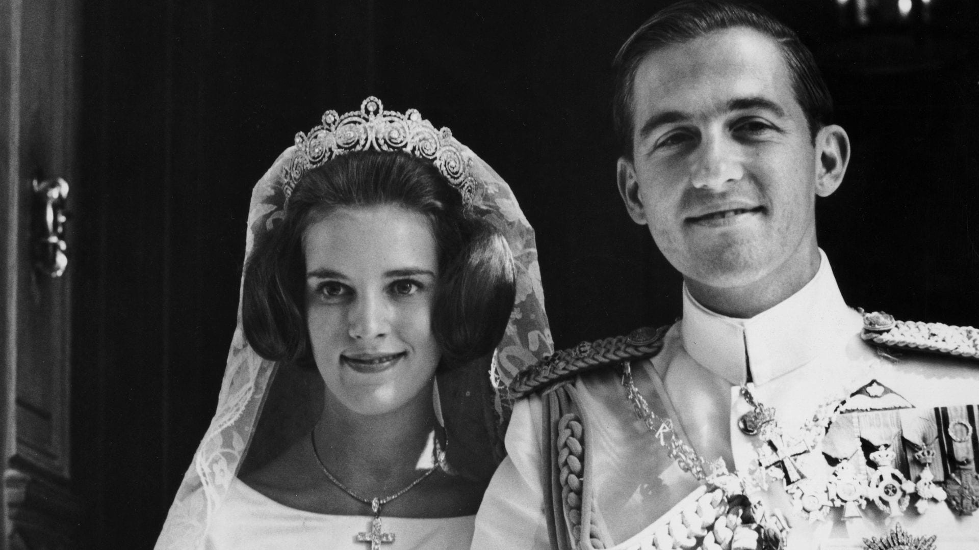 Ana María de Dinamarca y Constantino de Grecia
