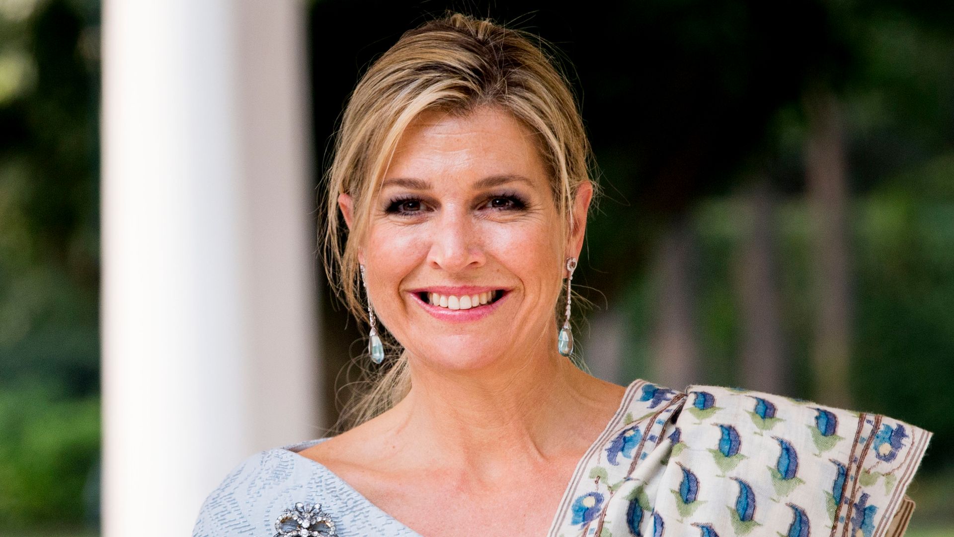 La reina Máxima con el primer ministro de la India, Modi en 2018