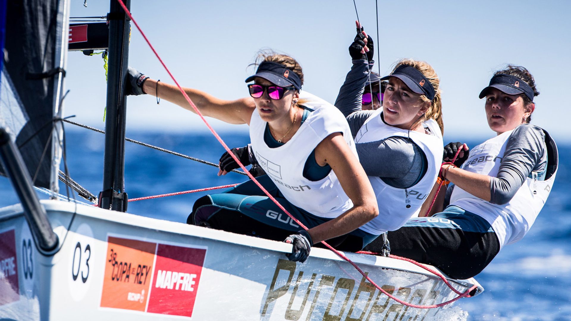 Las mujeres irrumpen con fuerza en la Copa del Rey MAPFRE de Vela