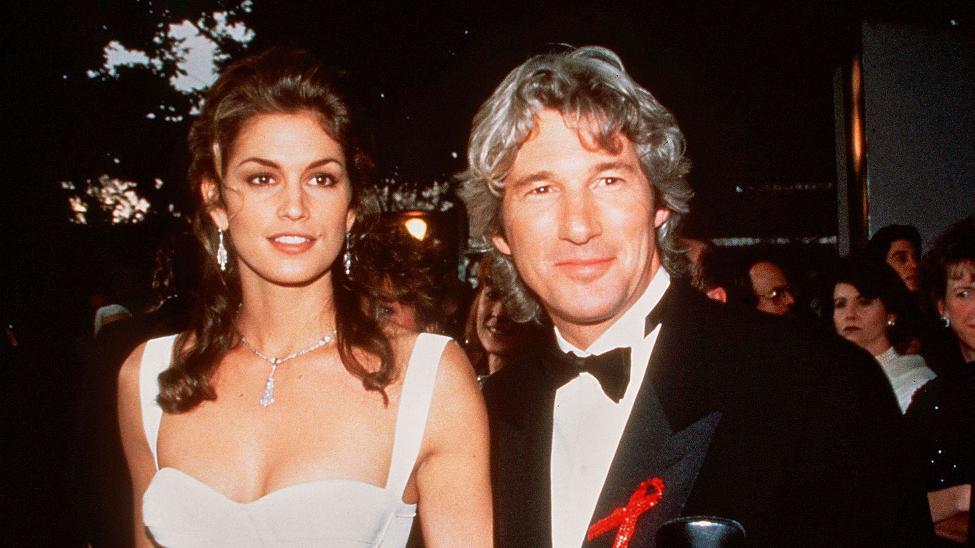 Un recuerdo de su pasado: Cindy con su primer marido, Richard Gere, de quien se separó en 1995