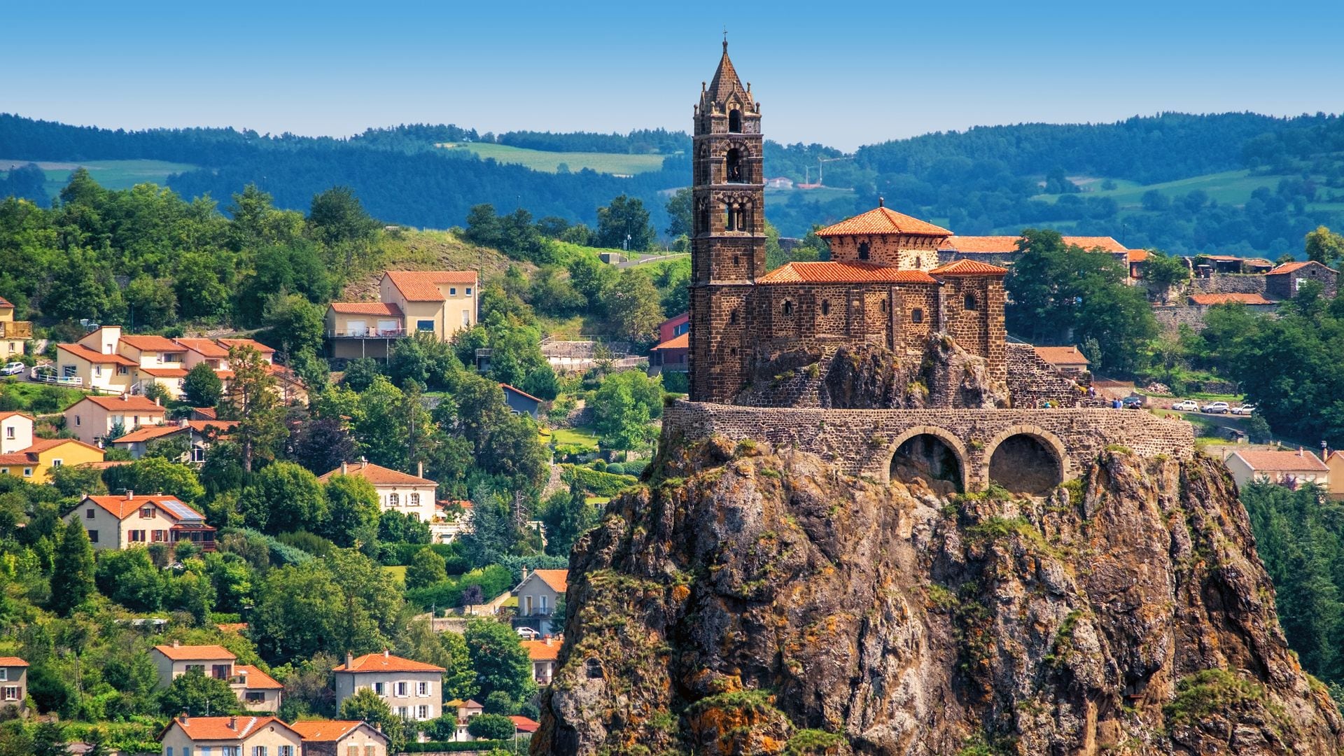 Capilla Saint Michel d'Aiguilhe, Le Puy en Velay, Francia